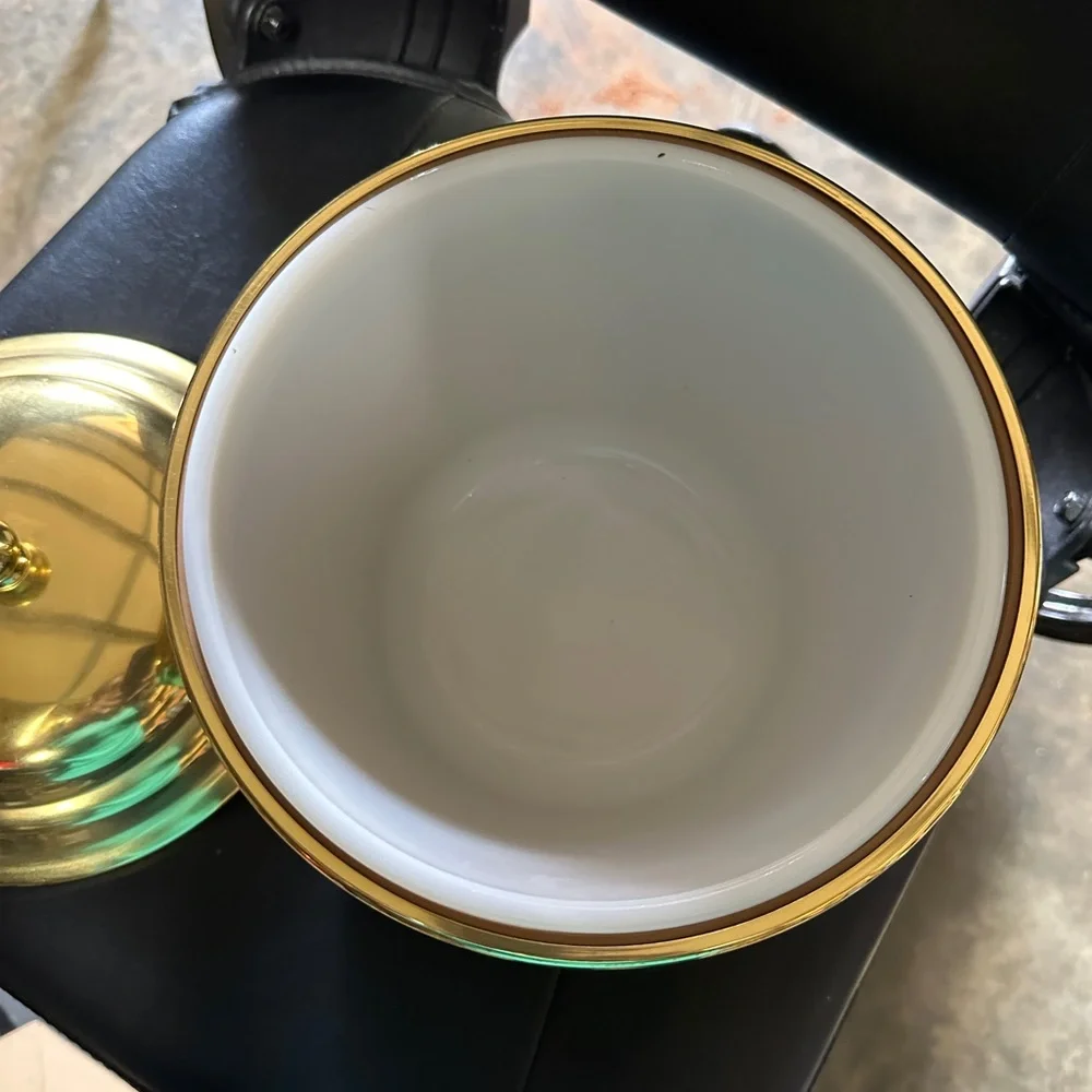 Vintage Solid Brass Ice Bucket